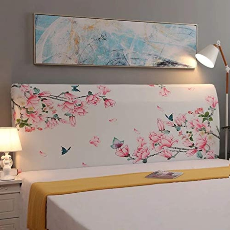 Copritestiera Fodera/Copri Testata Letto Copertura Headboard Covers Testiera Letto Matrimoniale Singolo Elastica per Letto Fodera Protezione Elastico all-Inclusive Coperchio Testata Letto