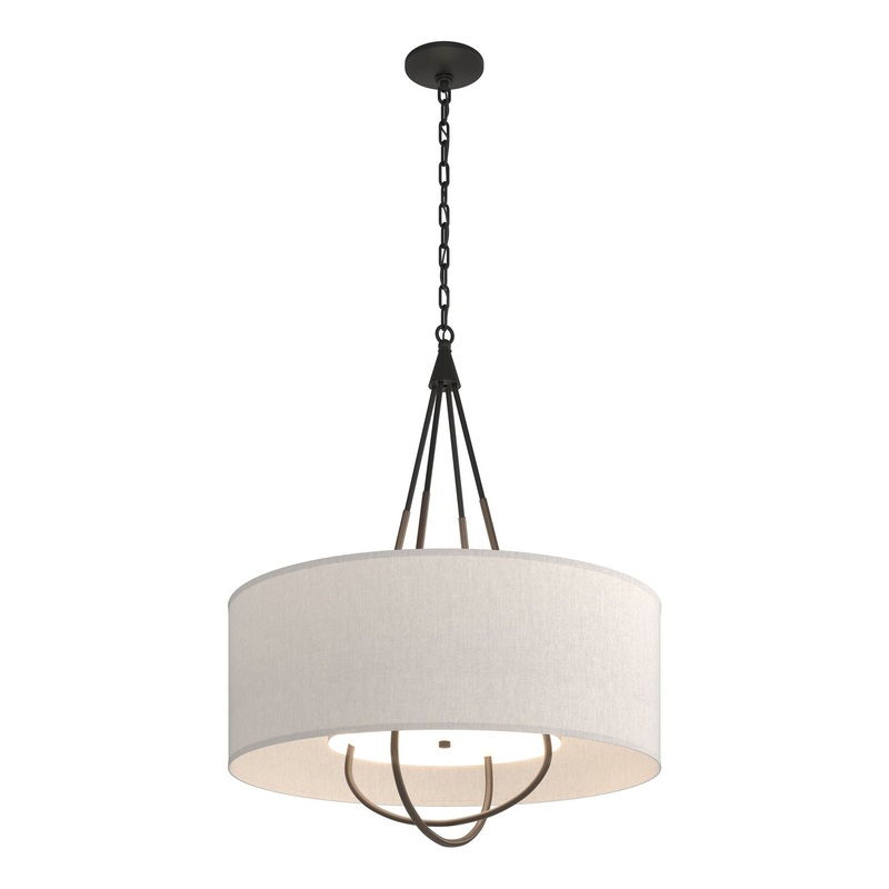 Loop Pendant Black Bronze Flax Shade (SE)