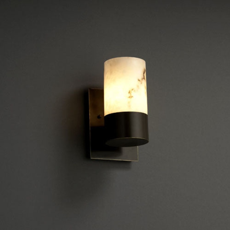 Wall Sconce from the LumenAria Collection in Dark Bronze Finish by Justice Designs
