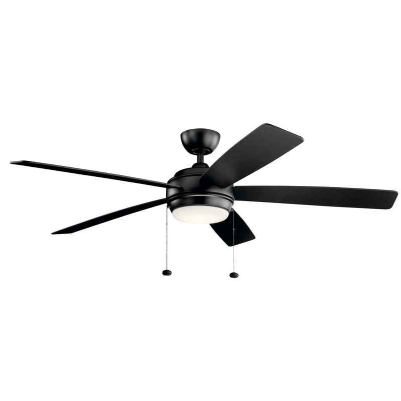 Kichler 330180SBK 60″ Ceiling Fan, Satin Black