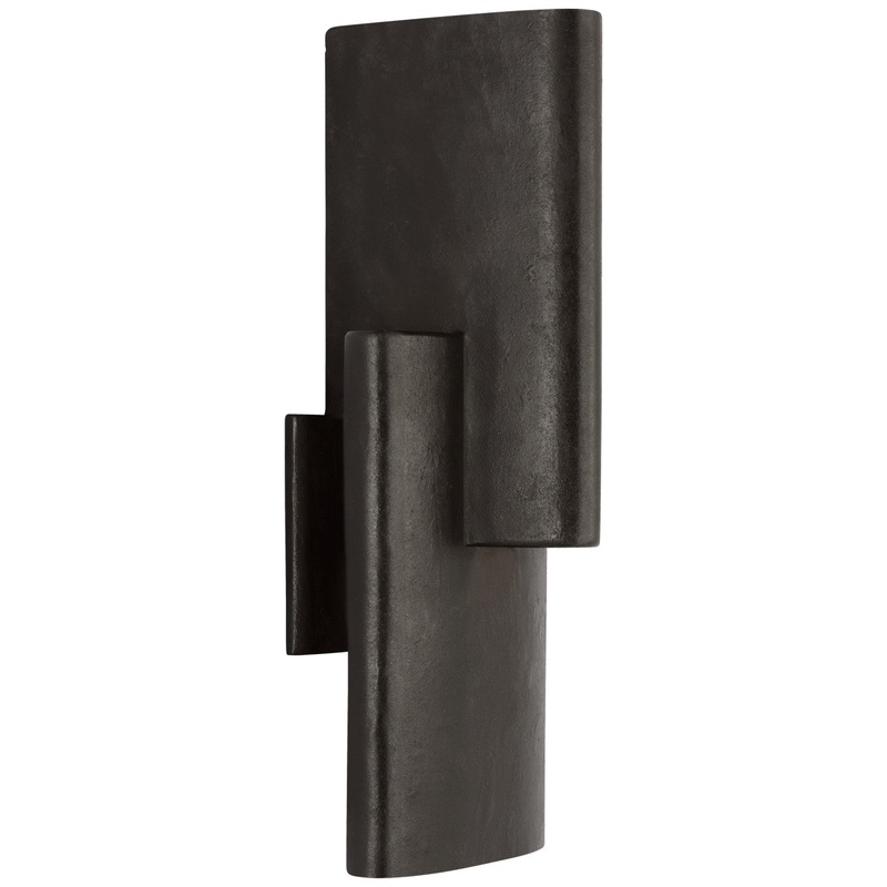 LED Wall Sconce from the Lotura Collection in Museum Black Finish by Visual Comfort Signature