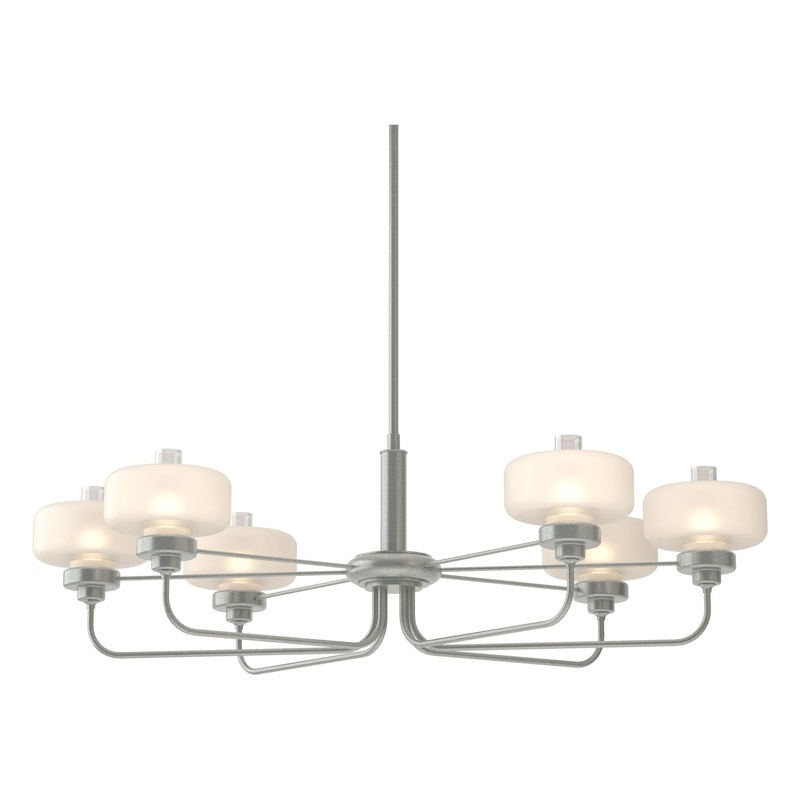 Nola Pendant Vintage Platinum Clear Glass with Frosted Diffuser (YE)