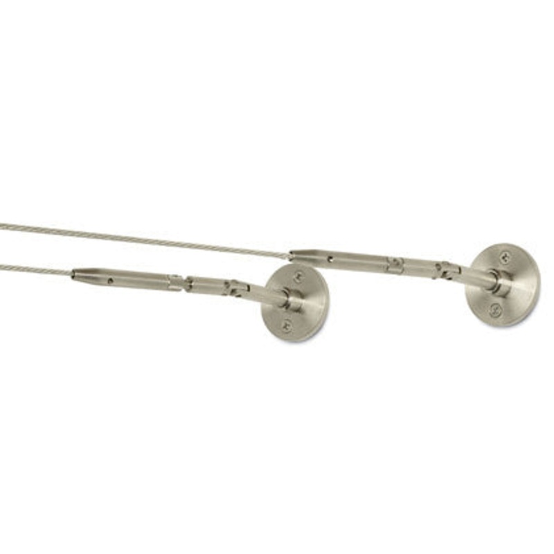Universal Turnbuckles in Satin Nickel Finish by Stone Lighting
