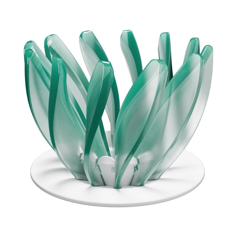 V60 Pour Over Coffee Dripper – Heat Resistant Brew Filter Cone – Green(White Base)