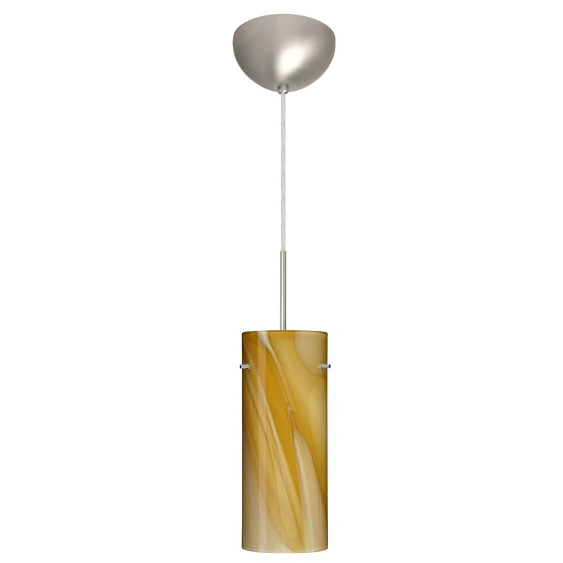 Besa 1JC-4123HN-SN Stilo One Light Pendant Satin Nickel (Discontinued)