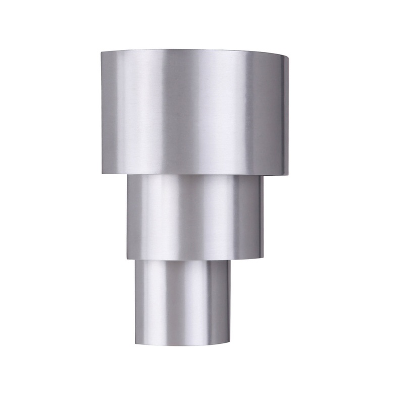 Craftmade ZA5122-SA-LED Midtown LED Wall Sconce Satin Aluminum