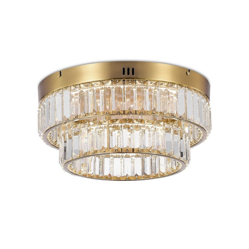 Stella LED Flush Mount – Brushed Brass / 15.74
