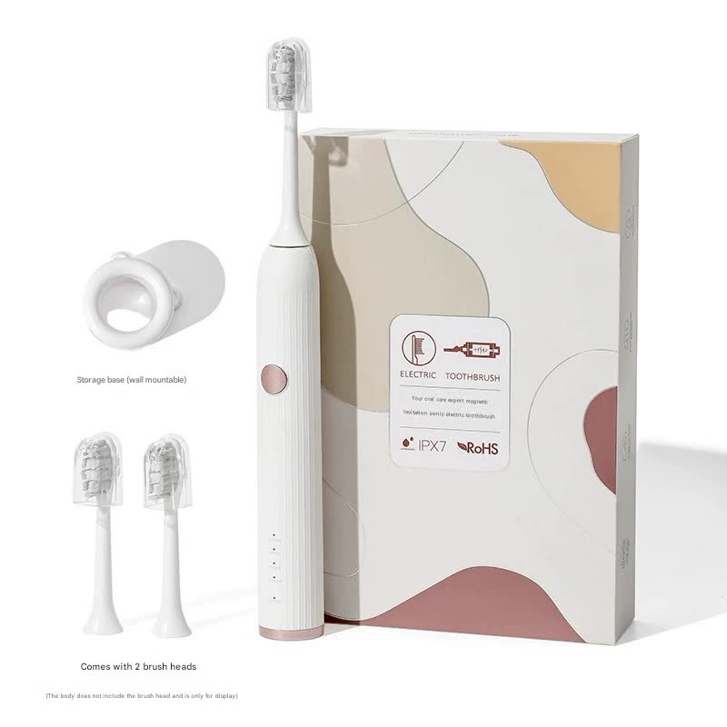 Advanced Sonic Electric Toothbrush – 8 Modes, Long Battery Life (300 Days Standby), Gentle & Effective Cleaning(Milk tea white)