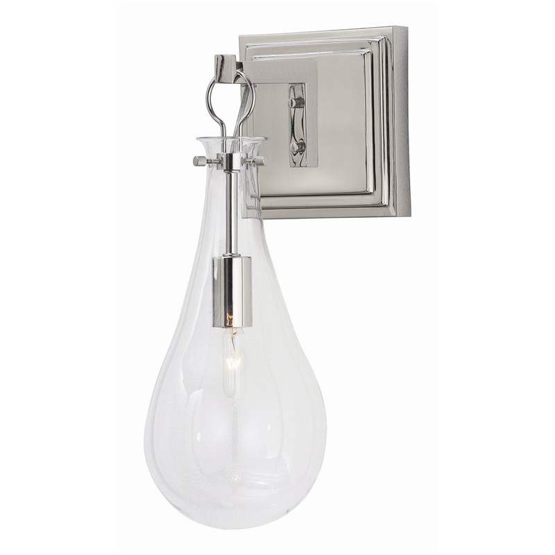 Arteriors 49984 Sabine One Light Wall Sconce Polished Nickel