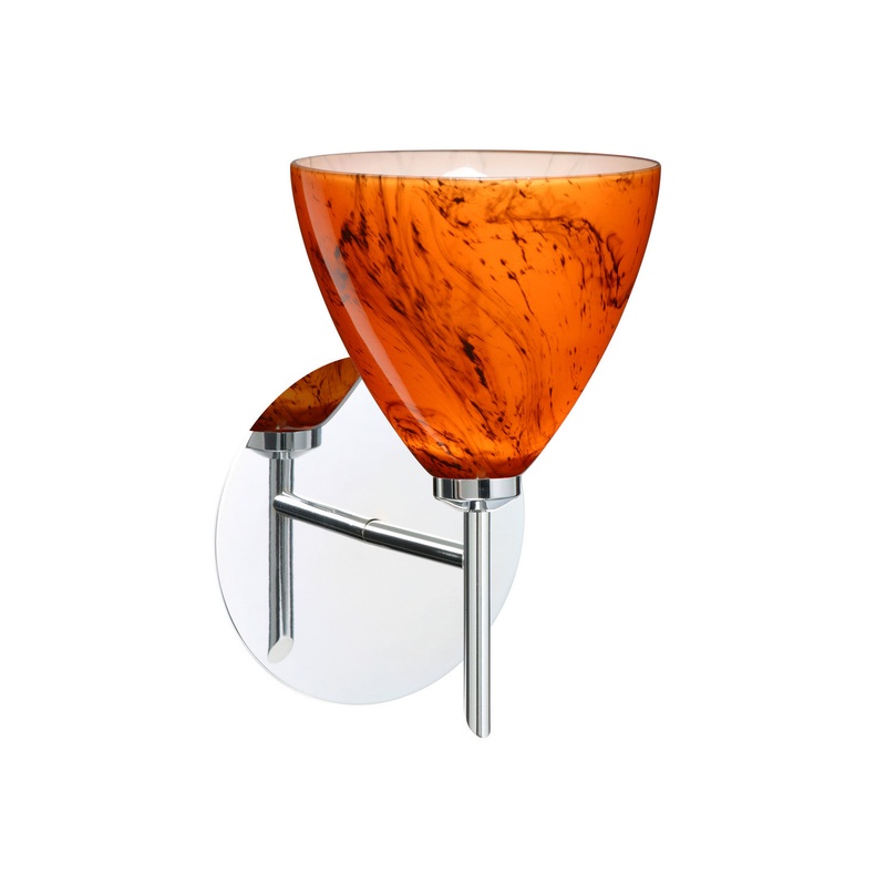 Besa 1SW-1779HB-CR Mia One Light Wall Sconce Chrome