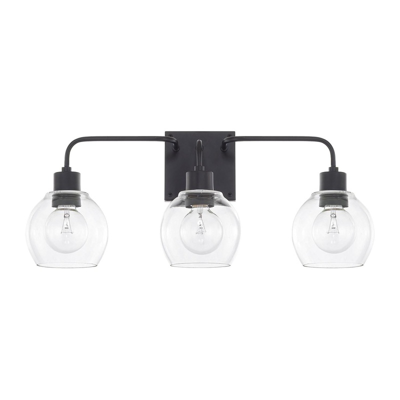 Capital Lighting 120031MB-426 Tanner 3 Light Vanity Matte Black