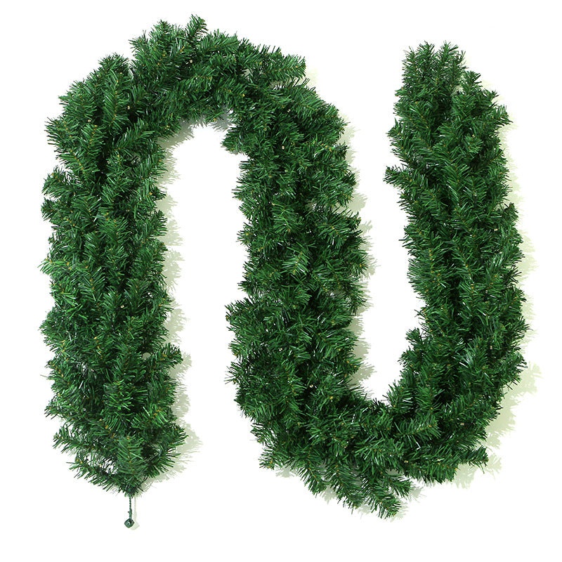 Classic Green Lush Artificial Christmas Garland – 2.7m Green Pine Vine with 280 Tips for Holiday Decor
