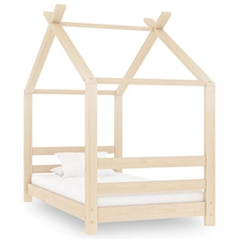 FAMIROSA Giroletto per Bambini in Legno Massello di Pino 70×140 cm-9607