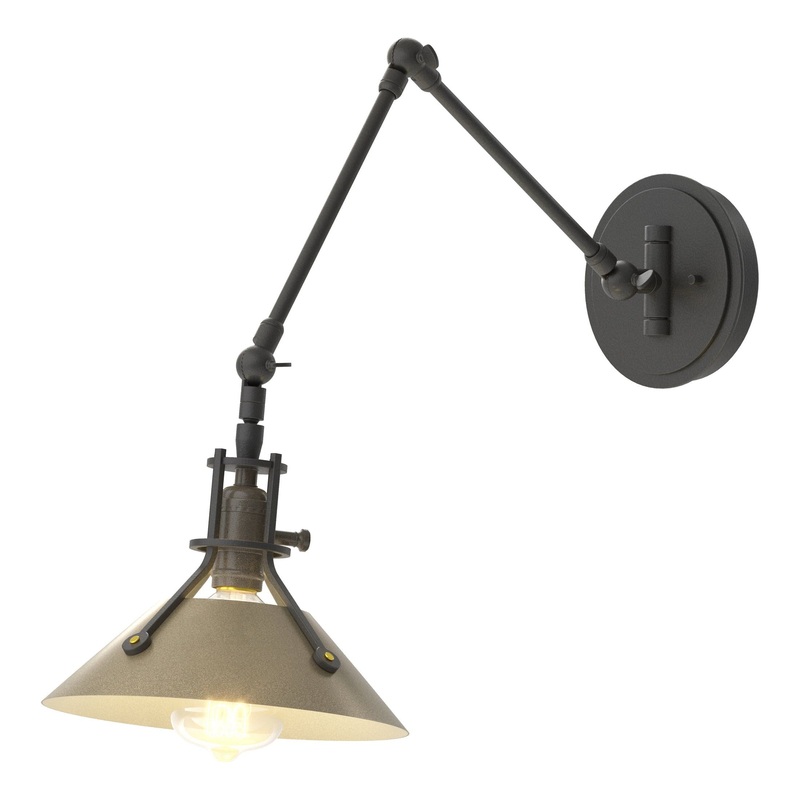 Henry Sconce Black Soft Gold