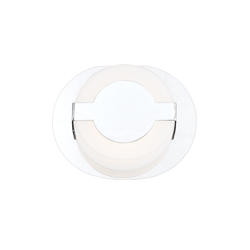 LED Wall Sconce from the Balewood Collection in Chrome Finish by Eurofase