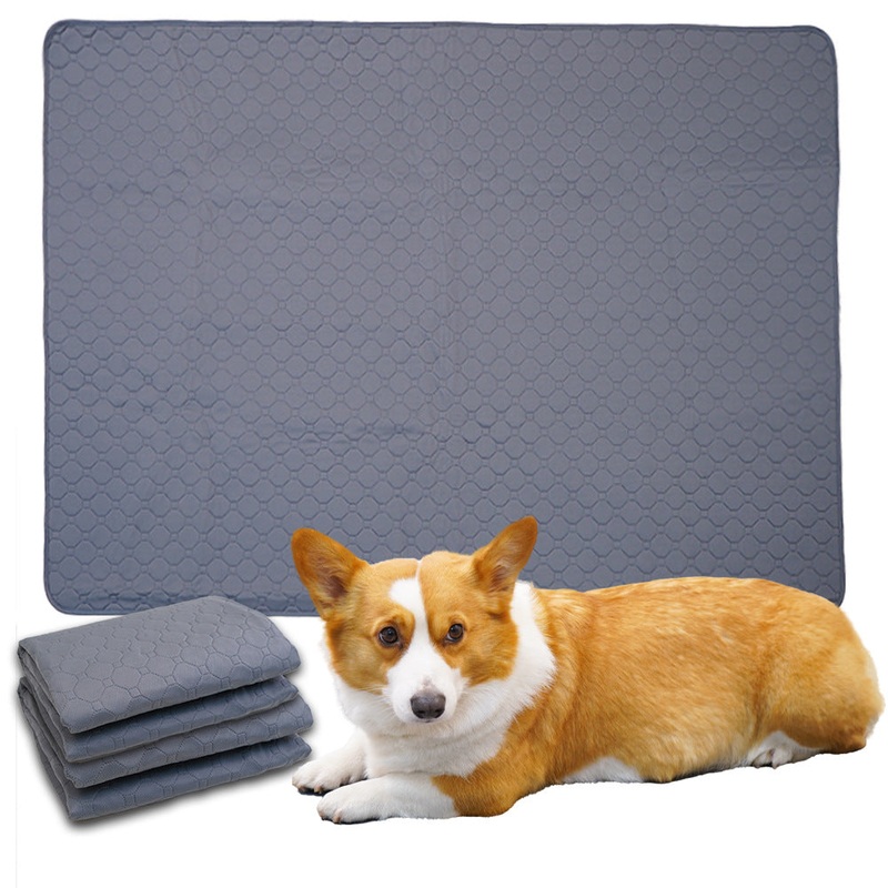 Reusable Pet Training Pads – 4-Layer Waterproof & Absorbent Mat Waterproof Non-Slip(Size : L-100cmx70cm)