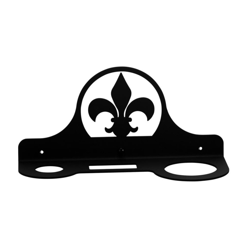Village Wrought Iron HD-121 Fleur de lis Hair Dryer Rack