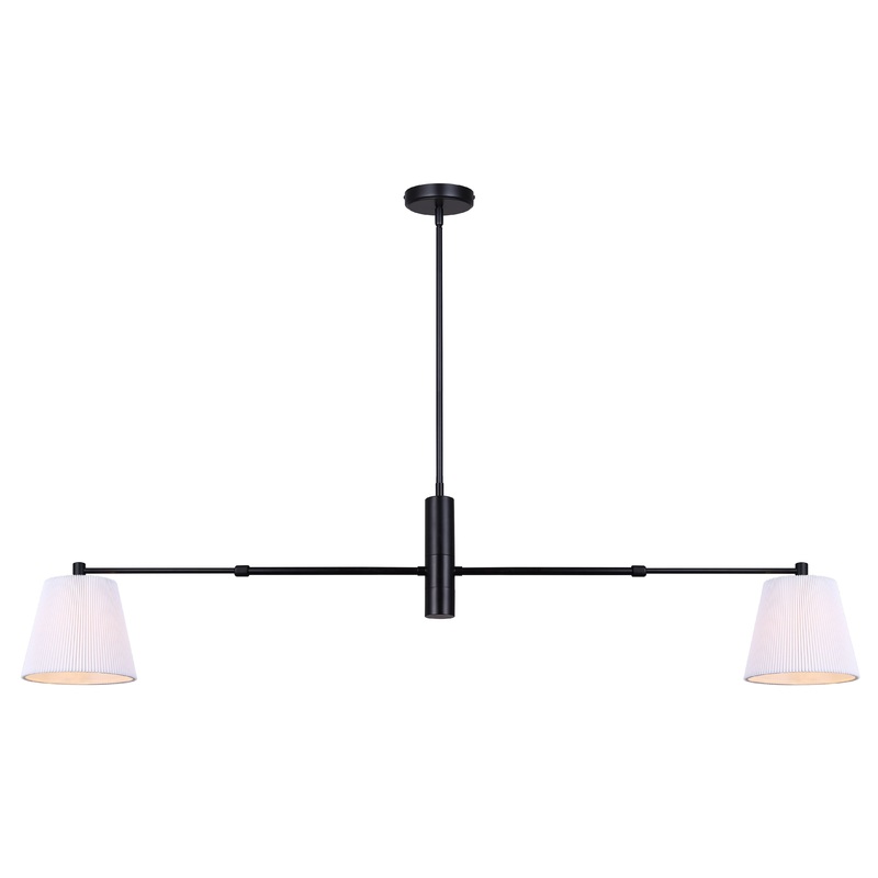 Aspen 2-Light Pendant Black