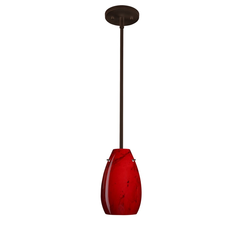 Besa 1TT-4126MA-LED-BR Pera One Light Pendant Bronze