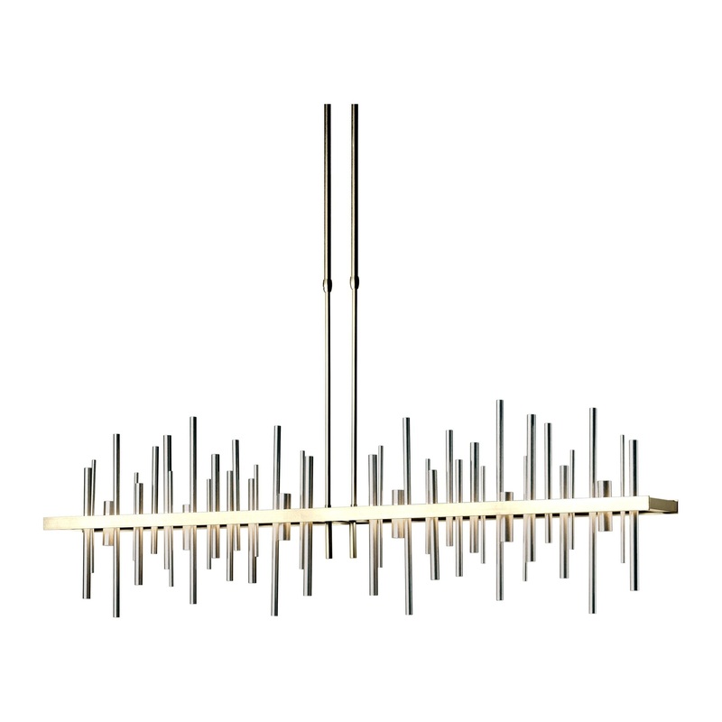 Cityscape Large LED Pendant Modern Brass Vintage Platinum