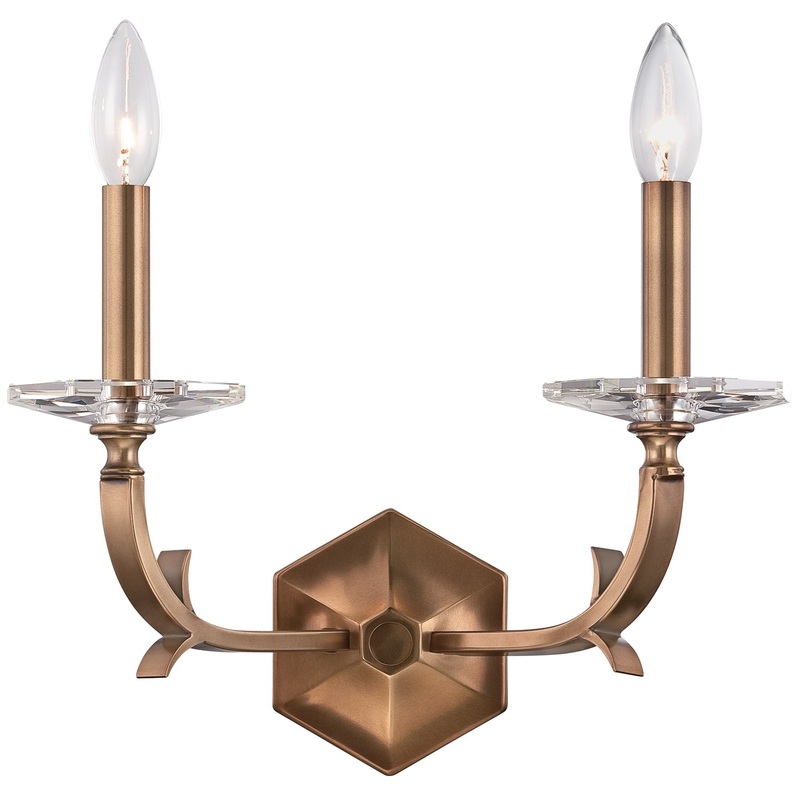 Crystorama 2232-RB Hugo Two Light Wall Sconce Roman Bronze (Discontinued)