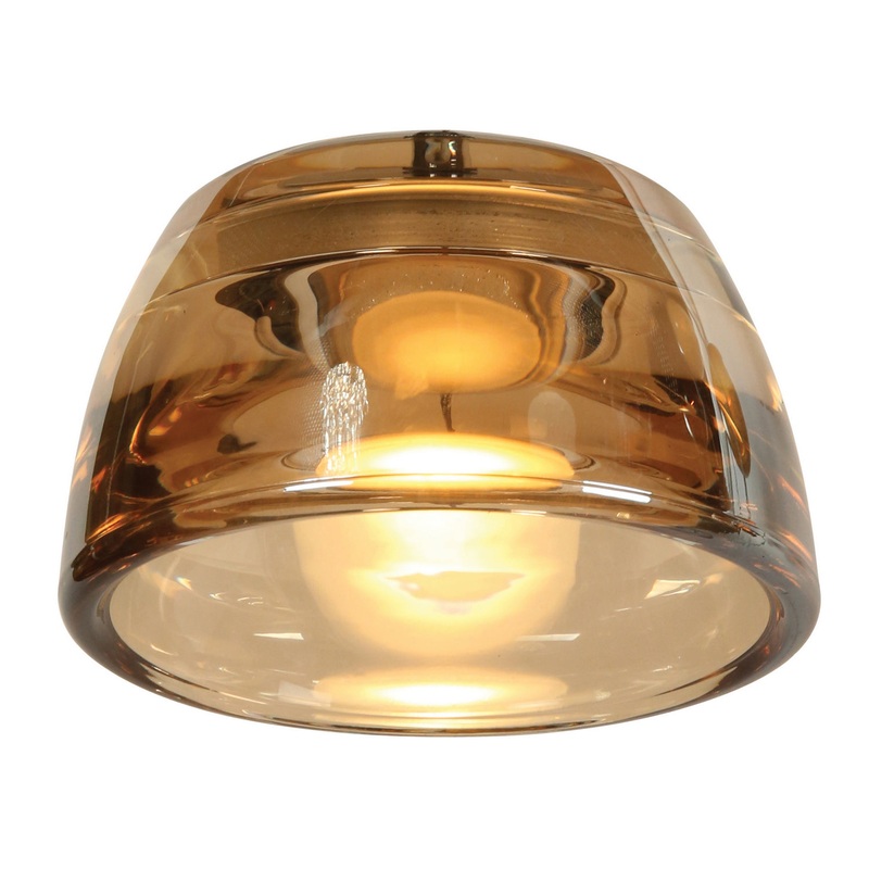 LED Ceiling Mount from the Kristallo Collection in Polished Chrome Finish by Stone Lighting