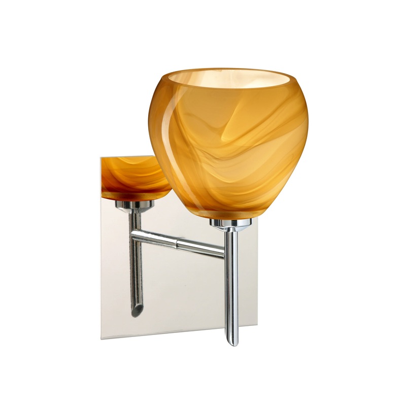 One Light Wall Sconce from the Tay Tay Collection in Chrome Finish by Besa