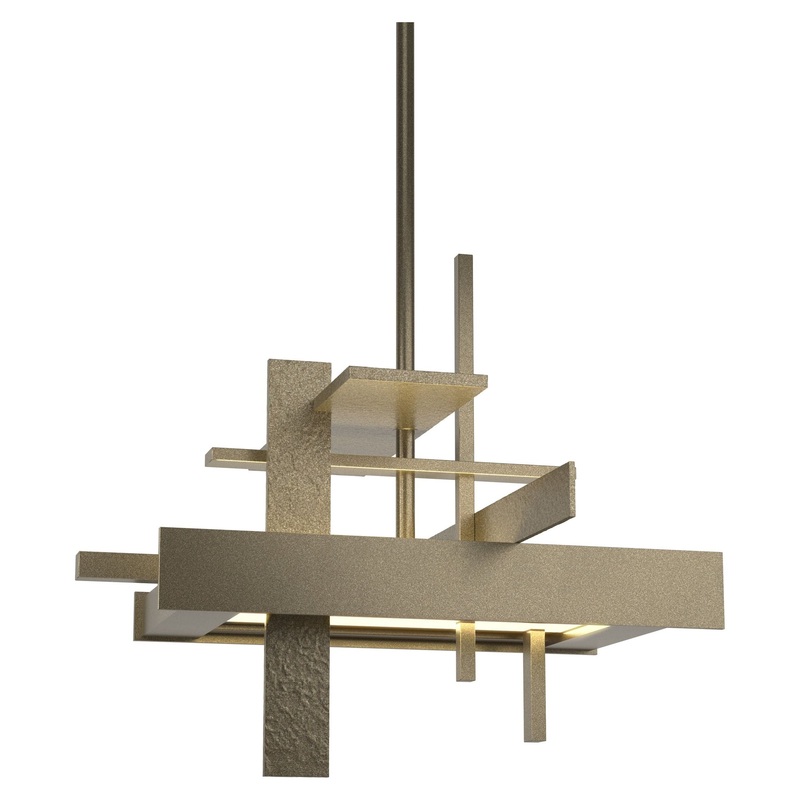 Planar Small LED Pendant Soft Gold