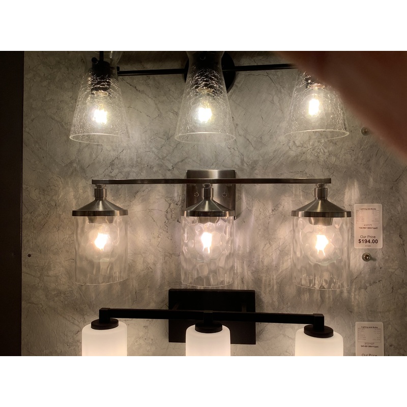 Three Light Vanity from the Colton Collection in Brushed Nickel Finish by Capital Lighting (Clearance Display, Final Sale)