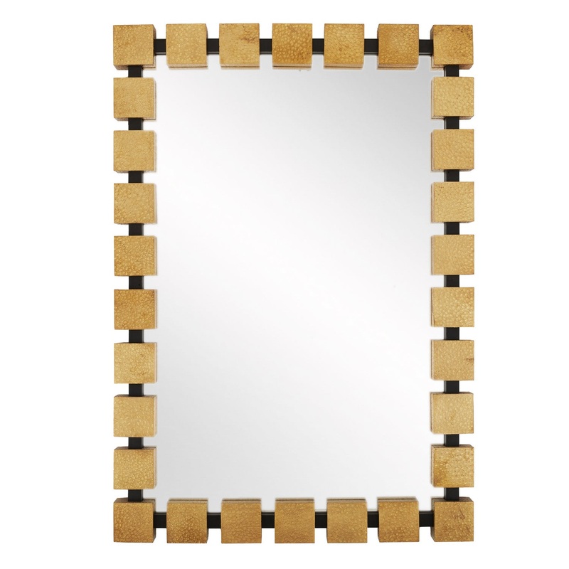 Arteriors 6990 Ruzgar Mirror Antique Brass