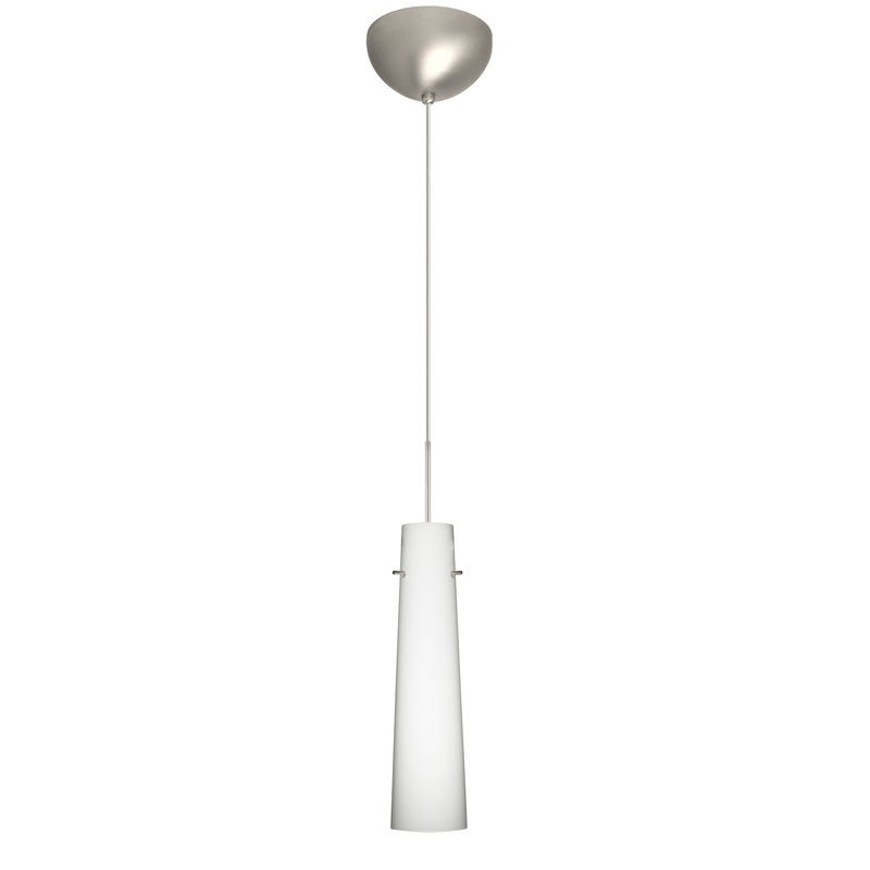 Besa 1XC-567407-SN Camino One Light Pendant Nickel (Discontinued)