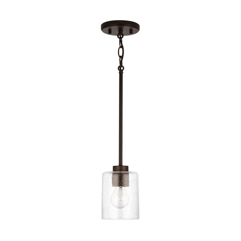 Capital Lighting 328511BZ-449 Greyson 1 Light Pendant Bronze