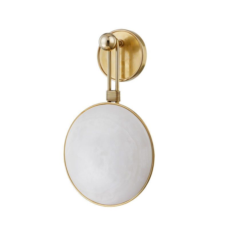 Corbett Lighting 458-01-VB Ares LED Wall Sconce Vintage Brass