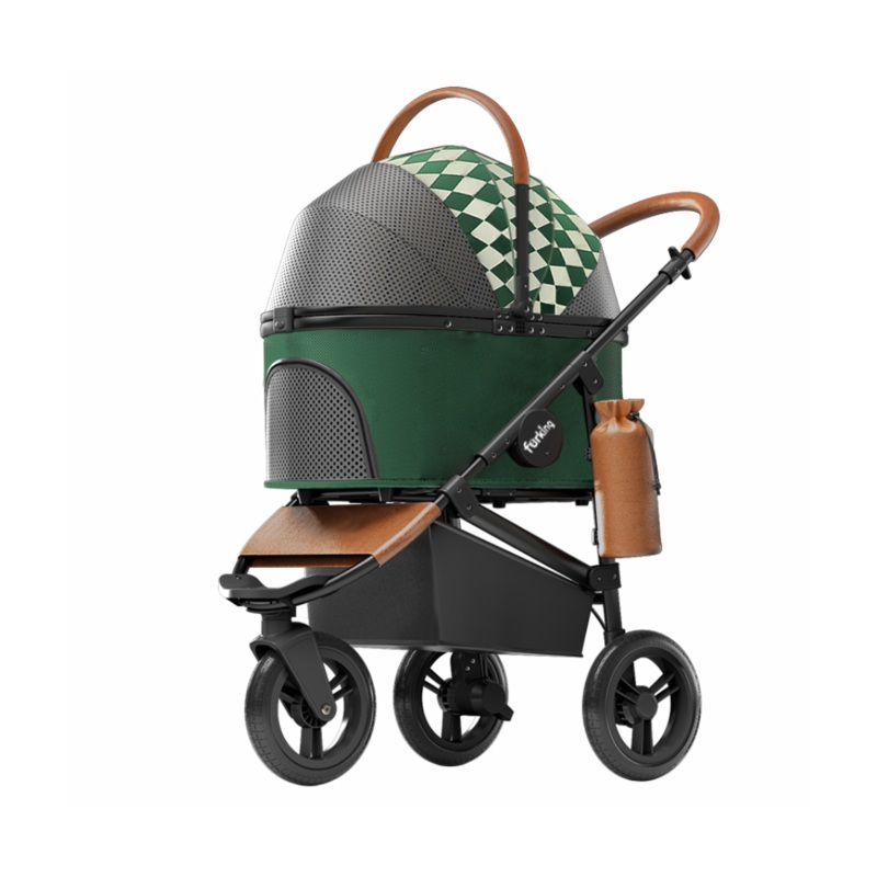 Fur King Jogger Pet Pram / Stroller – Green