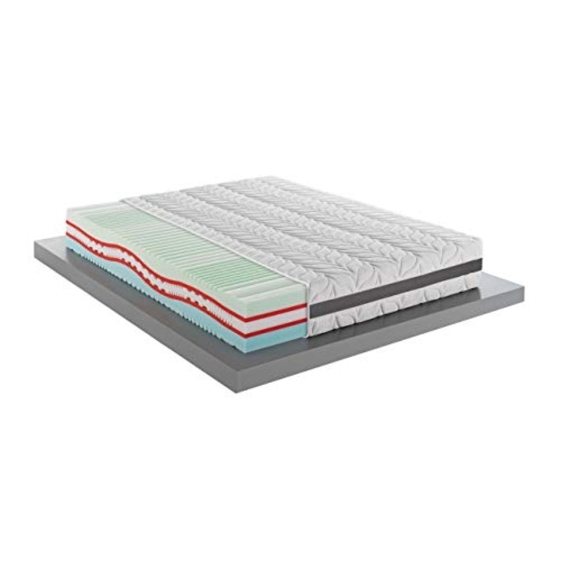 MENTOR – Materasso Memory Med Advanced H2 Singolo 90×200 Plasmatic Med 3D H26 Green DISP. Medico DETRAIBILE 10 cm di Memory, ad 11 Zone, sfoderabile