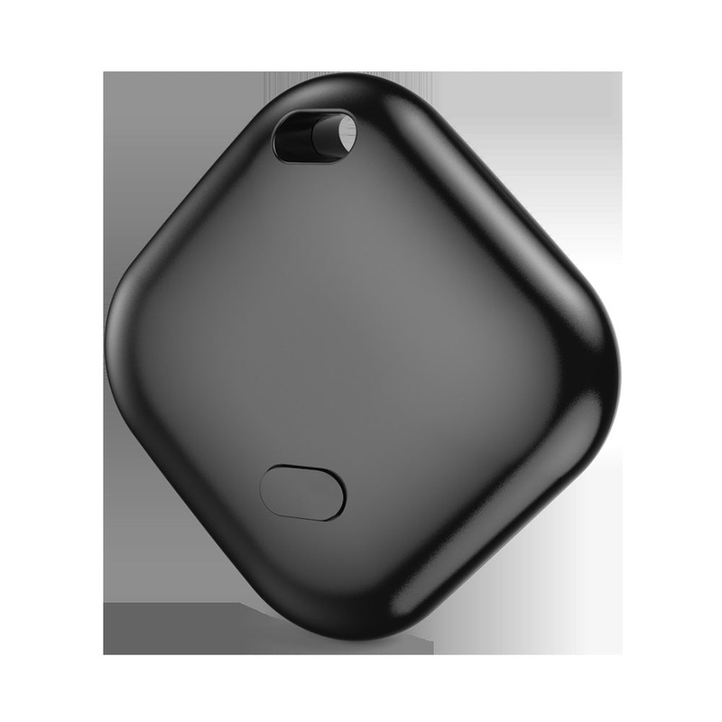 (Square Black) Mini GPS Tracker – Apple Find My Enabled, Key Finder, Wallet Locator, Anti-Theft Tag