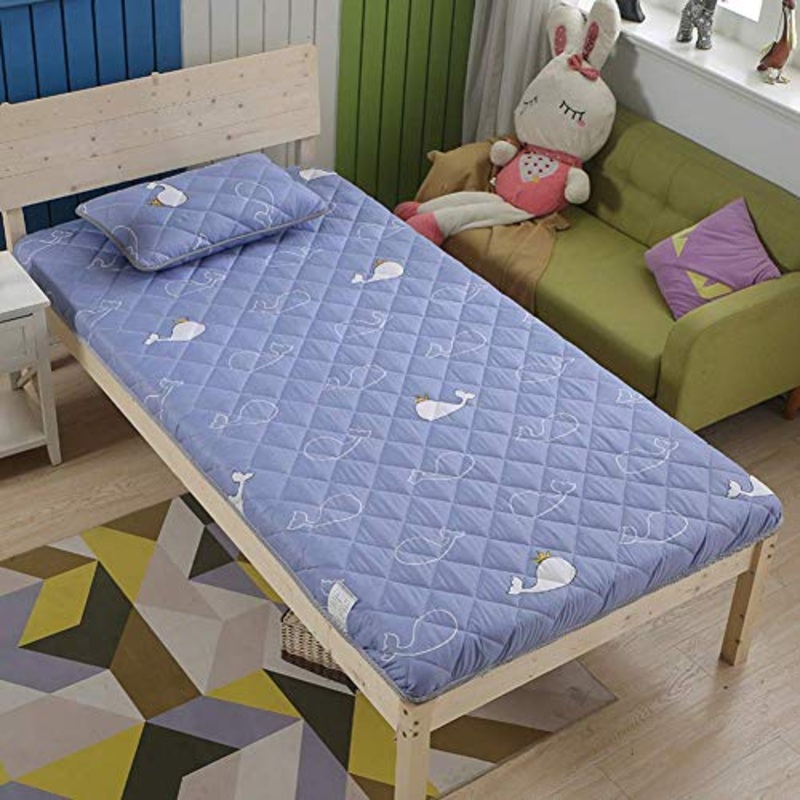 Z&HA Tatami Tappetino, 5 cm di Spessore Tappetino futon MattressTopper Tradizionale Giapponese futon ispessite Queen Size Standard Dimensione Dorm,B,80x190cm
