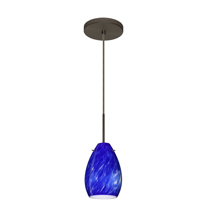 Besa 1BT-171386-BR Pera One Light Pendant Bronze