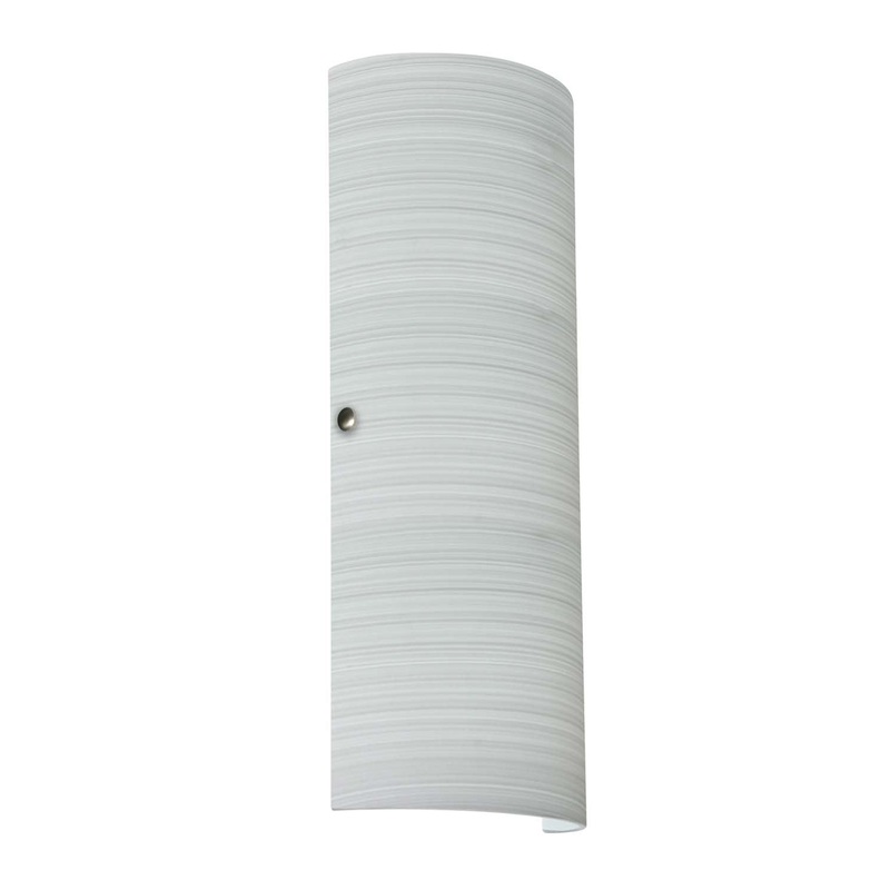 Besa 8193KR-SN Torre Two Light Wall Sconce Satin Nickel