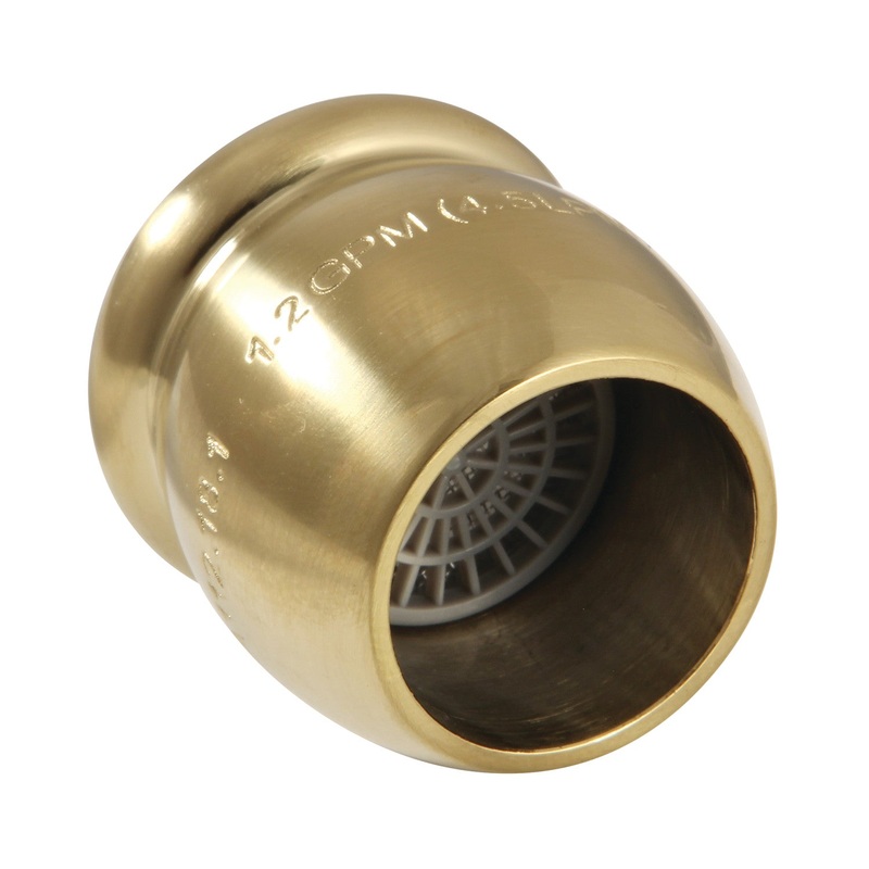 Cal Green Z12KSSA2497 Cal Green 1.2 GPM Female Aerator, Brushed Brass