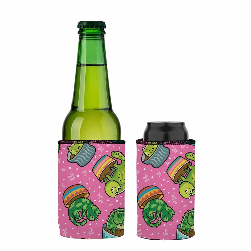 Cats in a Flowerpot Stubby Cooler 2-Pack – Standard