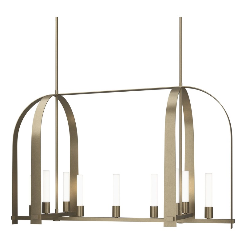 Triomphe 9-Light Linear Pendant Soft Gold