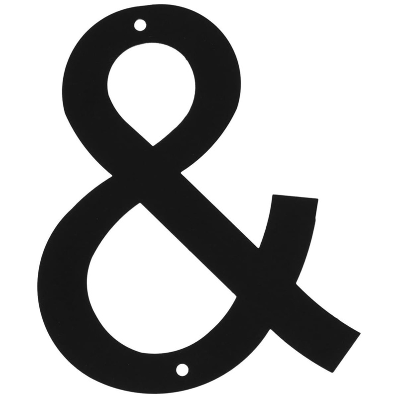 Village Wrought Iron LET-AMP-S Letter Ampersand Smalll
