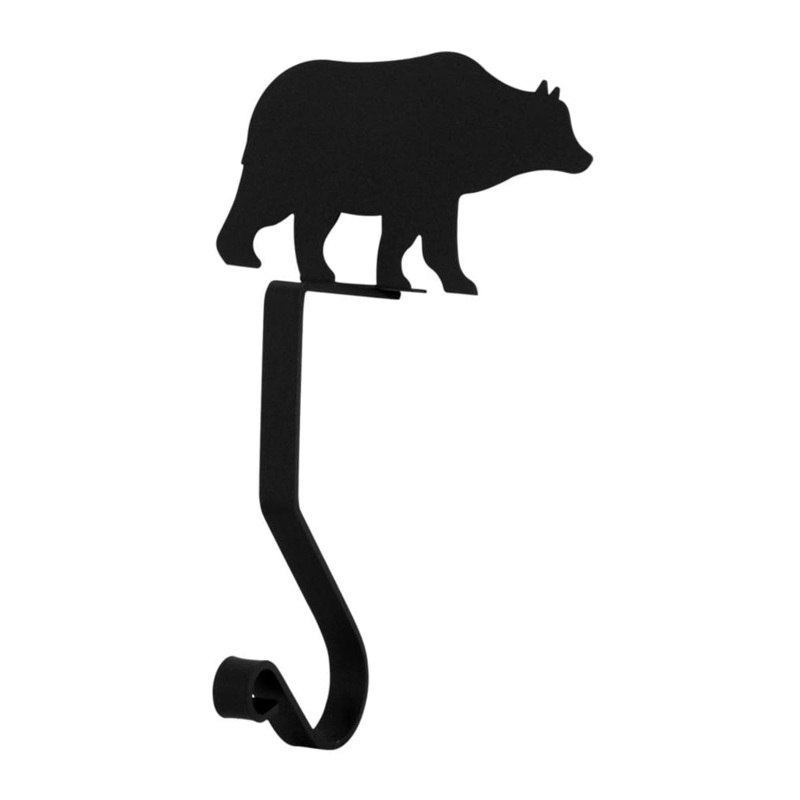 Village Wrought Iron MH-A-14 Bear Mantel Hook