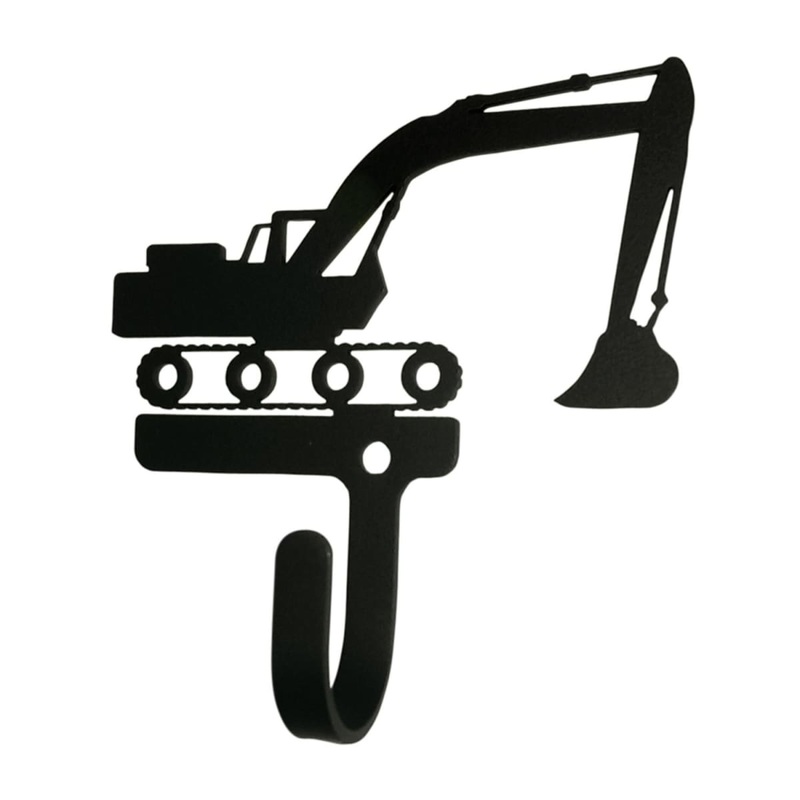 Village Wrought Iron WH-295-S Excavator Wall Hook Small