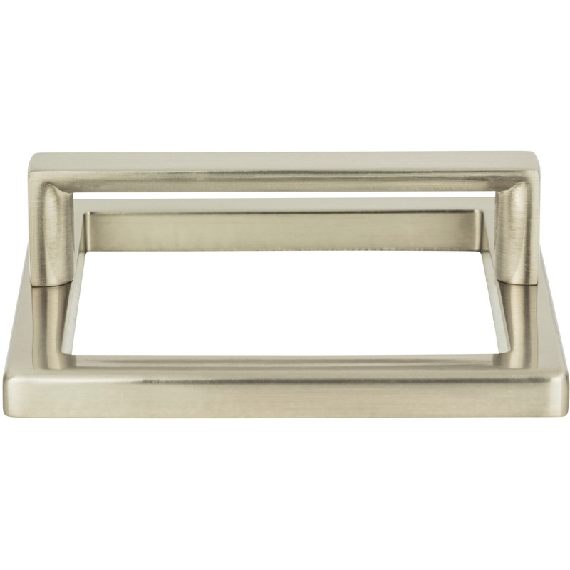 Atlas Homewares Tableau  Square Base and Top 3 Inch (c-c) Brushed Nickel