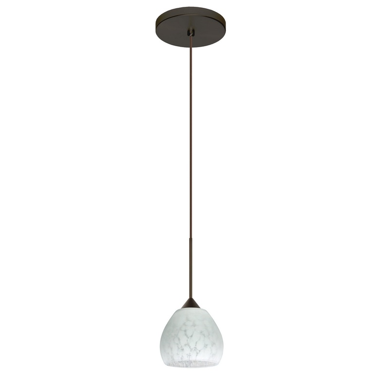 Besa 1XT-560519-LED-BR Tay Tay One Light Pendant Bronze