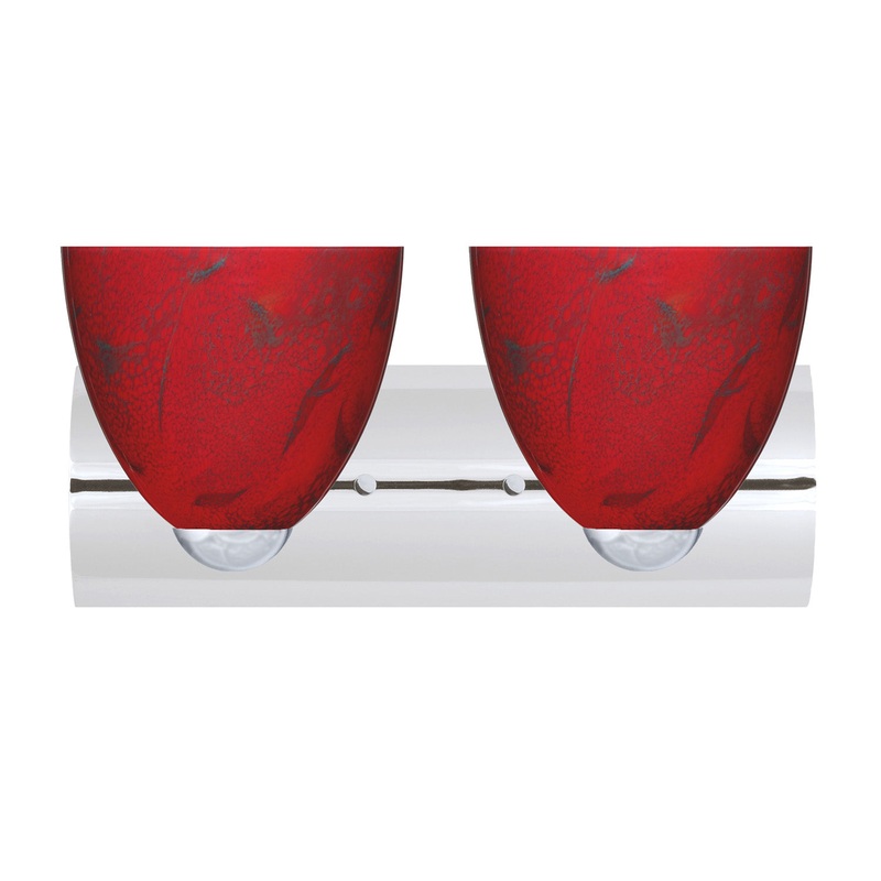 Besa 2WZ-7572MA-CR Sasha Two Light Wall Sconce Chrome (Discontinued)