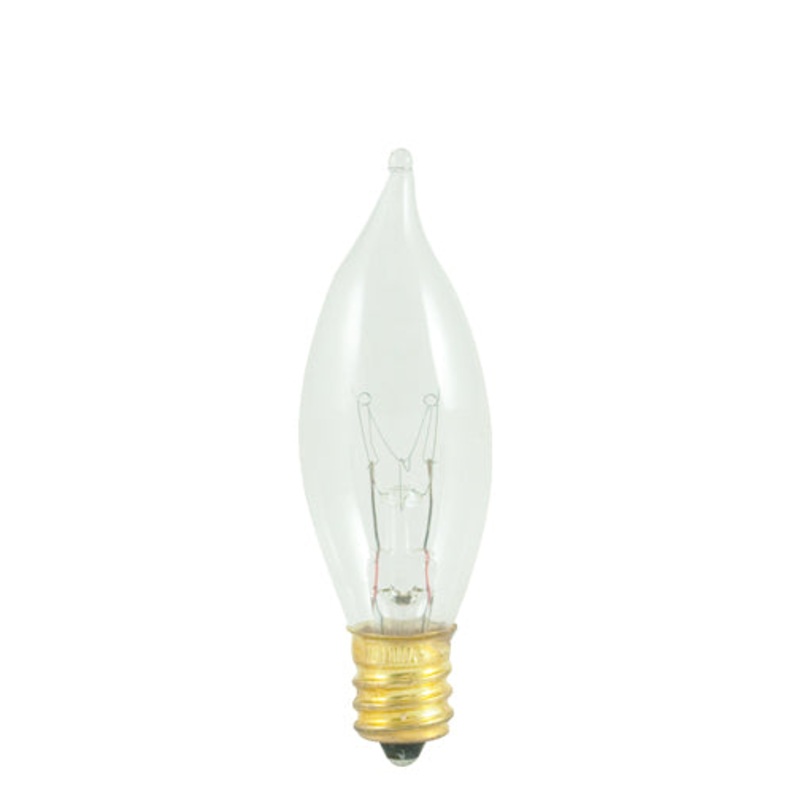 Bulbrite 403210 Flame Light Bulb Clear