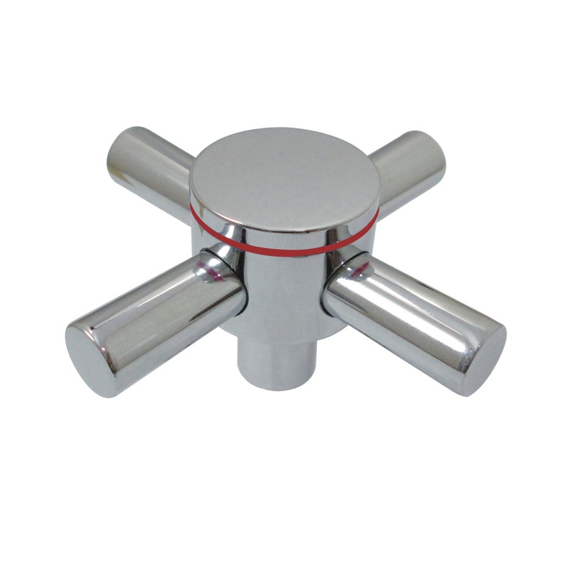 Concord KSH414H Hot Metal Cross Handle, Polished Chrome
